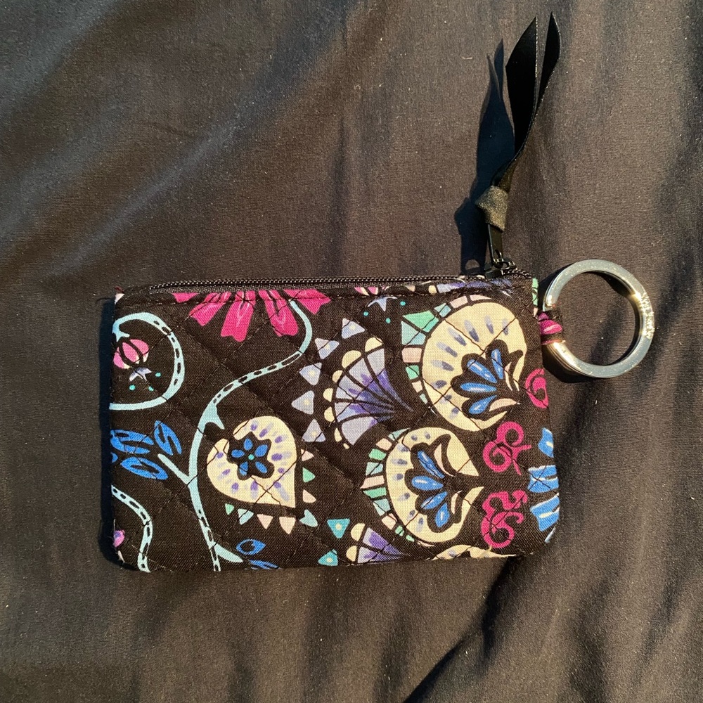 Vera Bradley key chain wallet